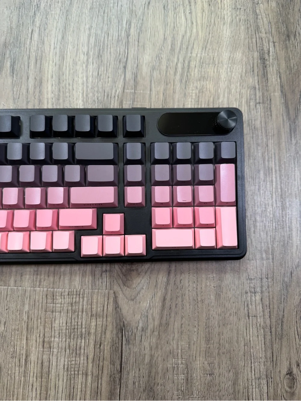 BlueFinger Wireless Gaming Keyboard 98 Key RGB Tri-Mode w/ Knob & Screen